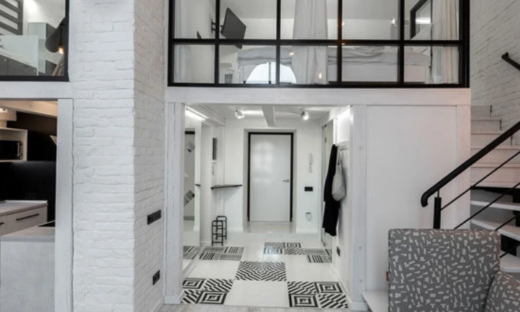 Kamar mandi di bawah mezzanine, Sumber: contemporist.com