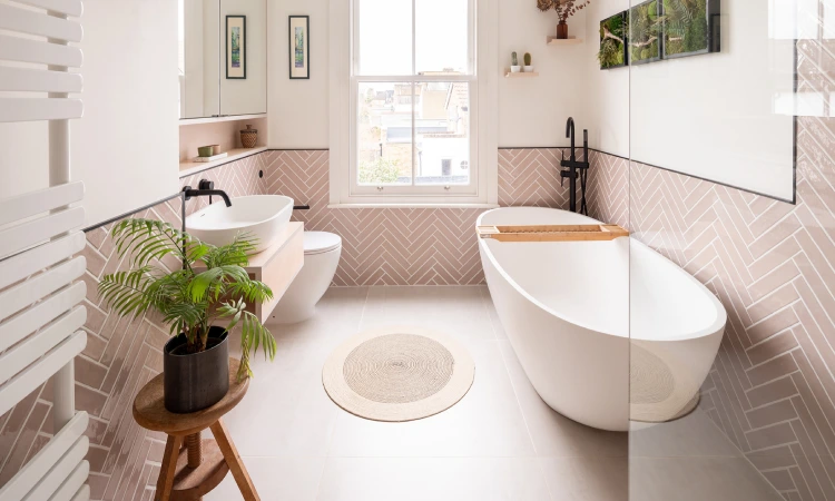 Kamar mandi scandinavian, Sumber: hzcdn.com