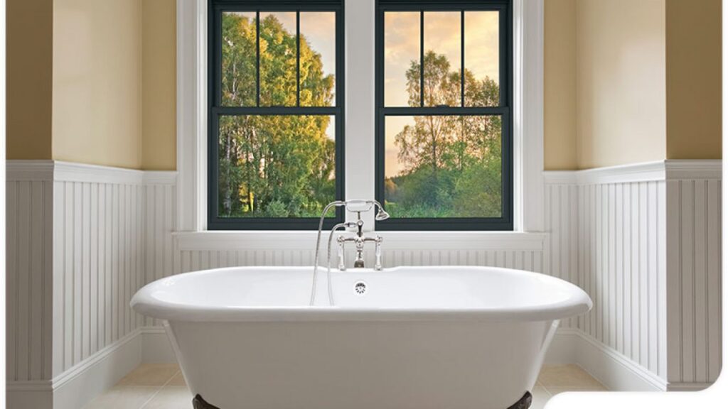 jendela dengan kusen kayu memberikan kesan natural. sumber: rbawyoming.com