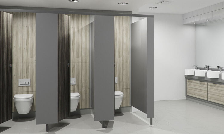Cubicle toilet menjadi standar toilet umum, Sumber: toilet-cubicles-online.s3.eu