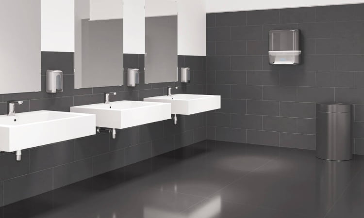 Inspirasi Desain Wastafel Toilet Umum yang Terlihat Cantik dan Nyaman ...