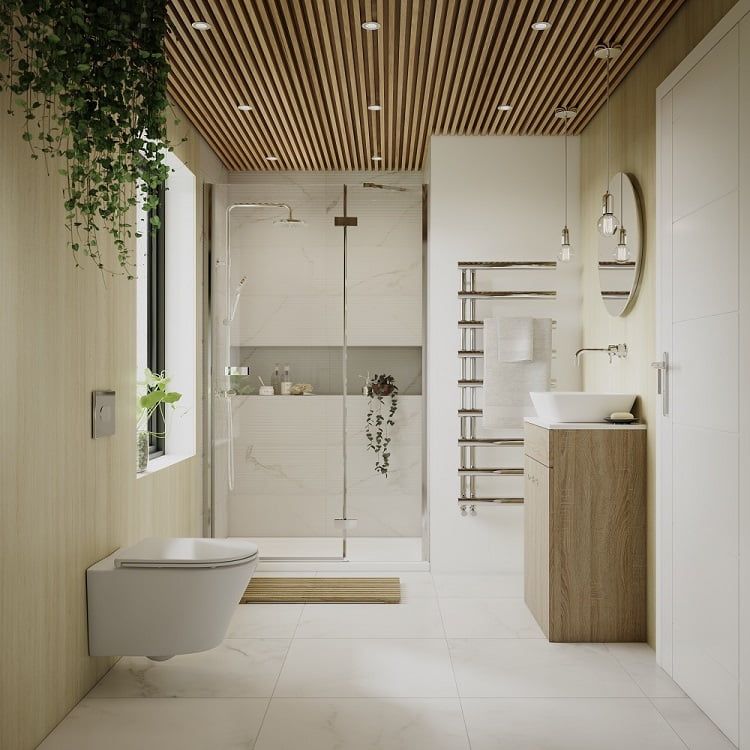 Desain Japandi yang clean, Sumber: bathrooms.com