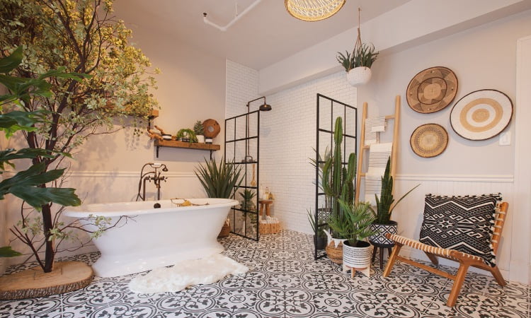 Gaya interior bohemian, Sumber: theurbanjunglestudio.com