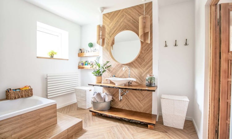 Renovasi kamar mandi dengan konsep Scandinavian, Sumber: thespruce.com
