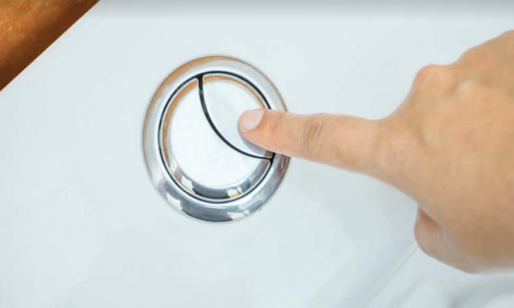 Tombol flush, Sumber: okezone.com