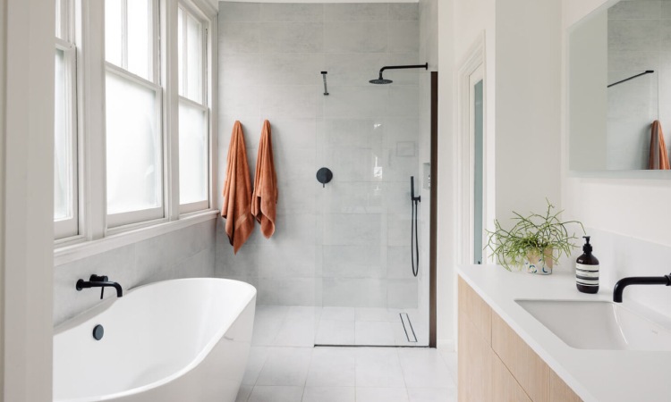 Kamar mandi simple, Sumber: thenordroom.com