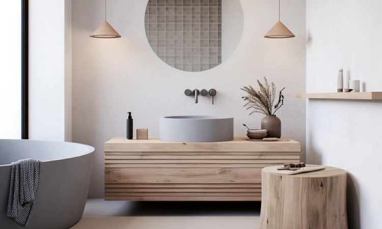 Perabot kamar mandi alami, Sumber: kyuhyungcho.com