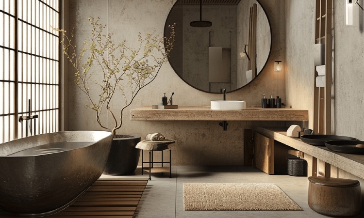 Tips membuat desain kamar mandi ala Japandi, Sumber: edwardgeorgelondon.com