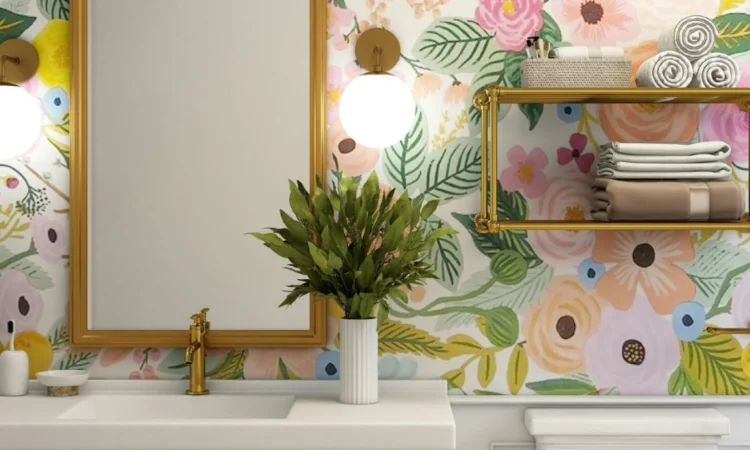 Wallpaper floral, Sumber: paradehomeandgarden.com
